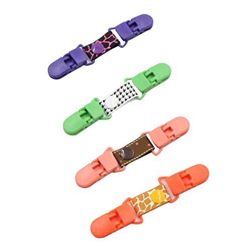 image for Nacome Baby Pacifier Clip,1 Pack Plastic Teething Clips Fits All Pacif