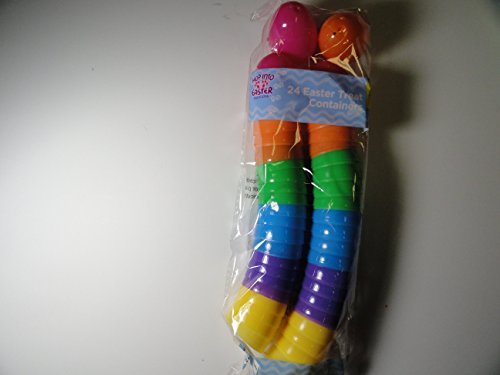 24 Easter Treat Egg Shaped Containers