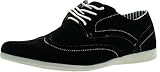 Coronado Mens Casual Shoes Cody-4 Faux Suede Soft Comfort Oxford With A Classic Wing Tip Toe
