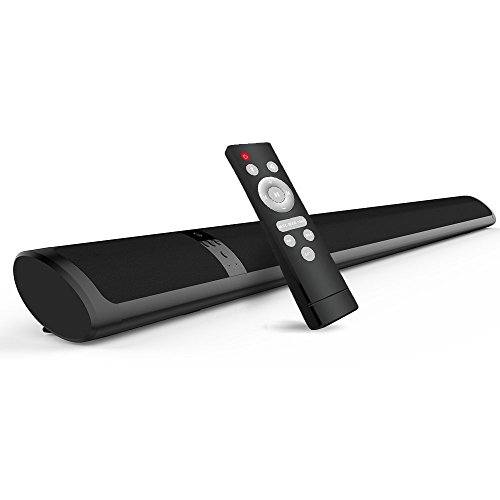 cowin Soundbars for TV, Wireless & Wired 2.0 Channel Home Theater Speaker Surround Sound Bars for TV/43inch/Optical/RCA/AUX/Remote Control