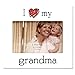 Lawrence Frames 550264 'I Love My Grandma' Picture Frame, 6 by 4-Inch, White