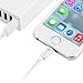 [Apple MFi Certified] iClever BoostLink 3.3ft / 1m Premuim Lightning to USB Cable with Ultra Compact Connector Head for iPhone X/ 8/ 8 Plus/ 7/ 6s/ 6s Plus/ 6/ 5s, iPad Air/ Mini/ Pro, White