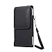 Premium PU Leather Vertical Case Executive Holster Belt Clip Pouch for LG G5 / LG Stylo 2 V / Stylus 2 / LG V20 / V10 / LG K7 K10 / LG U / LG X Power / LG X5 / LG X Max / Match (Black)
