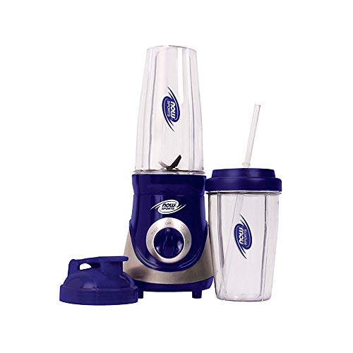 NOW Sports Nutrition, Personal Blender with Two BPAFree and DishwasherSafe Cups and Lids, 300