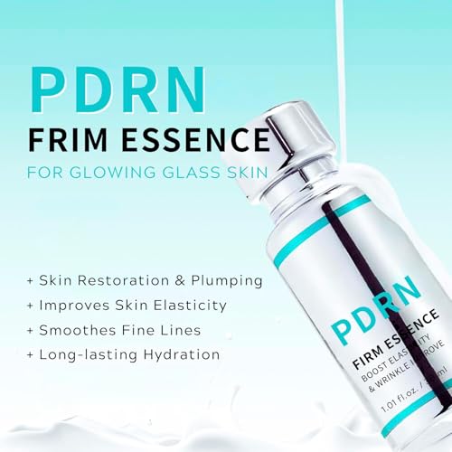 LBOYLOVE® PDRN 100 Essence, PDRN Serum Korean, Intensive Glow Serum for Face Glass Skin, Smooth Fine Lines, Boost Elasticity, Skin Restoration & Plumping, Hydrating & Moisturizing, 30ml