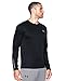 Under Armour Men's ColdGear Infrared Raid Fitted Long Sleeve Shirt, Black/Black, Large