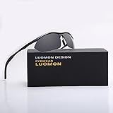 LUOMON LM3129 70mm Polarized Wrap-Around Sport Sunglasses