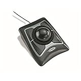 Kensington 64325 - Trackball Expert Mouse, ScrollRing, Black/Silver