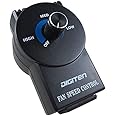 DIGITEN Variable Speed Controller Exhaust Variable Speed Fan Speed Adjuster Vent Blower Speed Adjuster for Duct Inline Fan Speed Controol Governor for Ventilation Fan