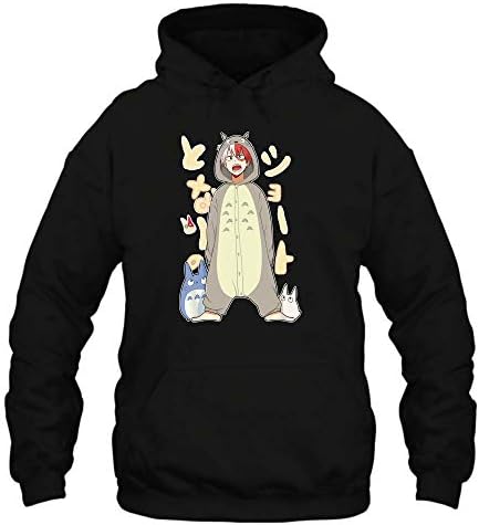 Bidibu Store todoroki-Totoro Shirt Cute Anime Halloween Costume Chibi T-Shirt Hoodie for Men Women