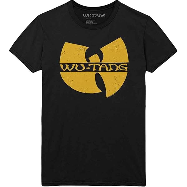 Amazon.com: Wu Tang Clan Men's Classic Yellow Logo T-Shirt Small