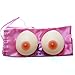 KONMED 2000g/pair Silicone Breast Forms for Mastectomy/Cross dresser/Cosplay/Transgender,with Pink Protective Bag
