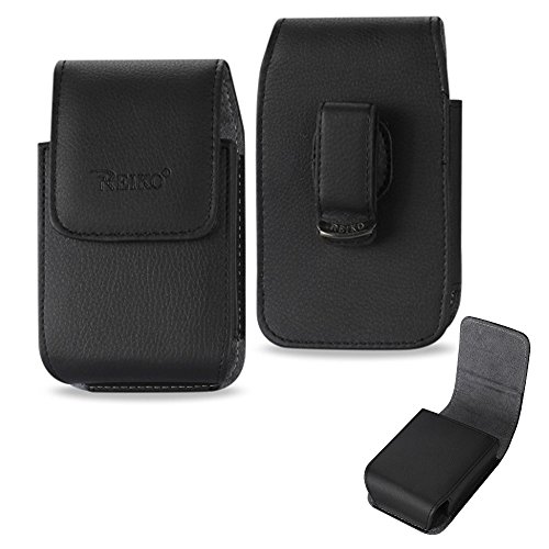 Vertical Executive Leather Case with Magnetic closure with swivel belt clip for Jethro SC628 3G Senior Cell FLIP Phone.