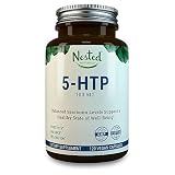 5-HTP 100mg in Vegan Capsules for Better Absorption - Non-GMO, No Soy, Made in USA | Nested Naturals 5-HTP | Helps to Improve Your Overall Mood, Aids in Relaxation & Sleep, Increases Appetite Control