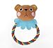 Toy For Dogs Puppies - Top Cool Squeaky Dog Chew Toy - Best for Aggressive Chewers- Small Medium Large Dogs Breeds - The Colorful Rope Bear by Mavel.