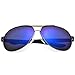 Joopin Fashion Men's Polarized Sunglasses Driving Man Sun Glasses(Grey Frame Blue Lens)