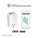 D-Link Wi-Fi Smart Plug In Wall, Home Control From Anywhere with mydlink App, Works with Alexa (DSP-W110), 0.1
