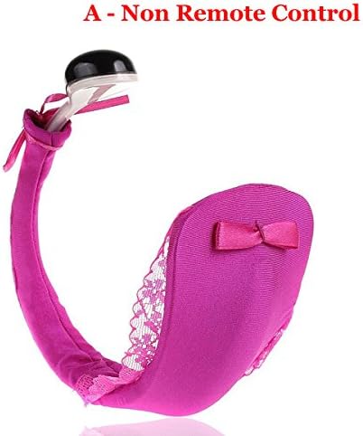 Janxon (TM) 10 Speed Vi bra ting Pan ties Wireless Remote Control Strap On C-String Underwear Vi bra tor Se x Toys for Woman Se x Products[A non remote control]