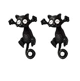Maggie 1 Pair Women Chic 3D Cute Cat Stud Earings