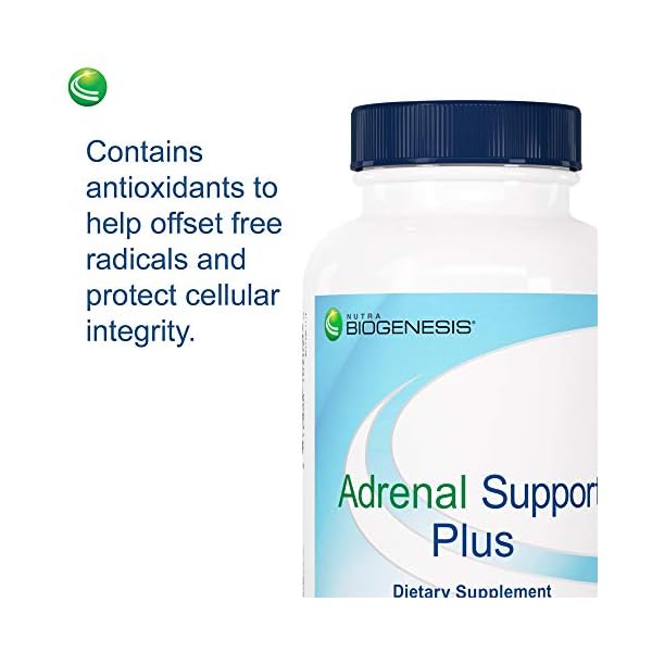 Nutra BioGenesis Adrenal Support Plus Pregnenolone, DHEA, Herbs
