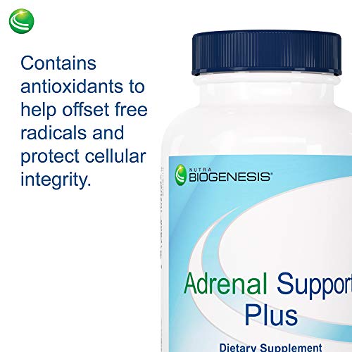 Nutra BioGenesis Adrenal Support Plus Pregnenolone, DHEA, Herbs