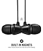 MoKo Bluetooth Headphones, Wireless Neckband Headset w/Mic & Siri IPX5 Waterproof HD Stereo Sweatproof in Ear Earbuds 9 Hour Battery Hands-Free Calls Sports Earphones, Black