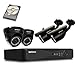 SANSCO 1080P Wired Security Cameras System, 8CH HD DVR with 1TB Hard Drive for 24/7 Recording, (4) 2MP CCTV Outdoor Indoor Waterproof Surveillance Cameras, Night Vision, Remote Access, Motion Alert