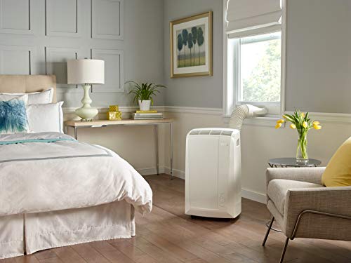 DeLonghi Pinguino 3-in-1 Portable Air Conditioner, Dehumidifier & Fan with Remote Control & Wheels, 400 sq. ft, Medium Room, White - Thumbnail 3
