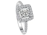 Berar Womens Fashion Retro Gold Plating Diamond Ring
