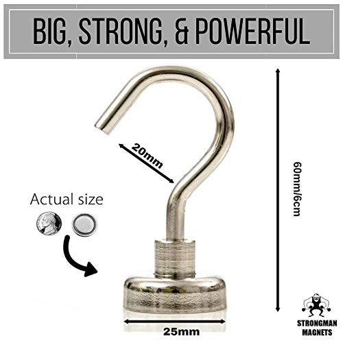 4 STRONGMAN+POWERFUL+NEODYMIUM+MAGNETIC+DECLUTTER