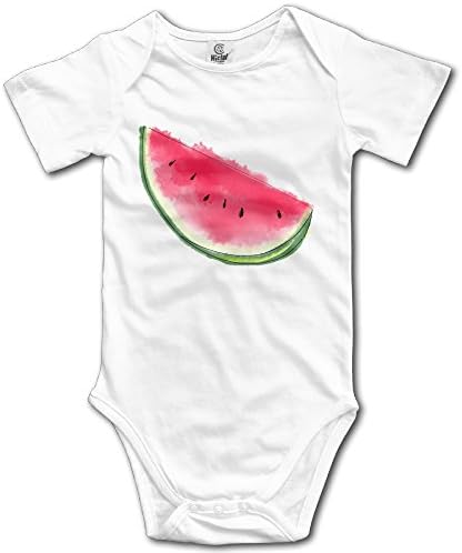 Baby Girls' Watermelon Summer Baby Clothes SHORT SLEEVES