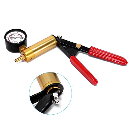 YITAMOTOR Brake Bleeder Kit Hand Held Vacuum Pump Tester Set Vacuum Gauge with Hoses Connector for Automotive - Thumbnail 5