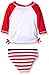 Nautica Sportswear Kids Girls' Print Rashguard Swim Set