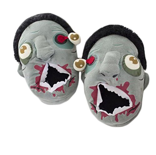 Rain's PanUnisex Halloween Zombies Afoot Plush Slippers