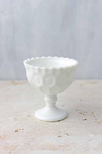 6 Heirloom Milk Glass 4 inches Bowl