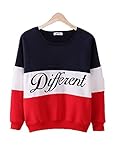 Women's Normal People Scare Me Print Fleece Sweatshirt Hoodie Top 7 colors (US 4-10)