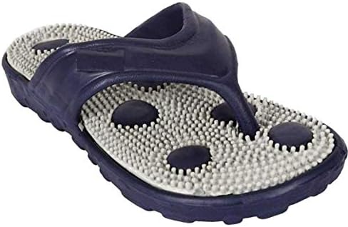 Edee SeeZone Blue Grey Slipper for Mens