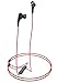 USB Type C Earphones, Acessorz Wired in-Ear Magnetic Earbuds w/Mic, Stereo Bass Noise Cancelling Headphones Gym Sports Headset Compatible with Google Pixel 3/2/XL, Huawei, Essential Phone - Red