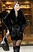 Hhdress Womens Thicken Faux Fox Fur Wrap Shawls Warm Poncho Jackets