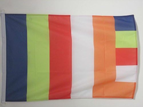 AZ FLAG Buddhist Nautical Flag 18'' x 12'', Buddhism flags 30 x 45 cm, Banner 12x18 in for boat