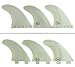Ho Stevie! FRP Thruster (3) Surfboard Fins - Stronger Than Regular Nylon Fins - Includes Fin Bag, Screws, Wax Comb and Fin Key