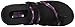 Skechers Women's Reggae Brush Strokes Flip Flop, Black/Purple, 8 M US