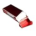 KAKAKA Aluminum Cigarette Case Box Holder for Slim Cigarette (100mm) with USB Rechargeable Cigarette Lighter (Rose)