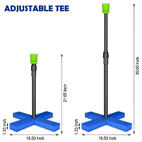 CeleMoon Foam T Ball Kids Baseball Softball Bat Set Adjustable Batting
