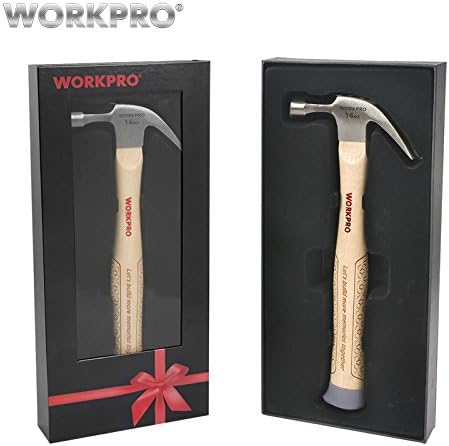 16OZ Curved Claw Hammer With Wood Handle Father Gift Hammer