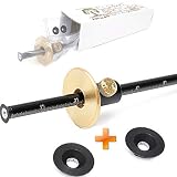 Wheel Marking Gauge woodworking tool set with 2 replacement Cutters, Graduated Inch and mm scale wmg 8''