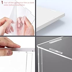 Nynelly Acrylic Display Case, Clear Display Case