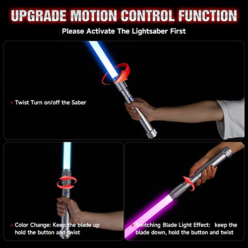 XTREXSABER Light Saber with Motion Control, Heavy Dueling Light Sword