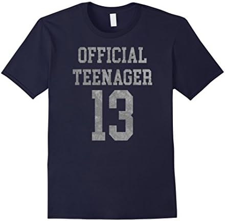 Men's Official Teenager  Shirt - Funny 13th Birthday Girls Boys Small Navy