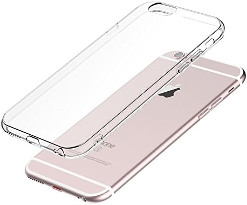 iPhone 7 Plus Case, SThin Case Cover TPU Rubber Gel 5.5", Transparent Clear Back Case, Soft Silicone, [Compatible with iPhone 6 plus and iPhone 6s Plus] (Clear)